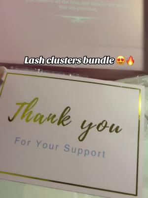 My 1 year old even is in love with them she kept saying “wow” 😂🥰 #fypシ #lashcluster #lashclusters #lashes #lashbundles #lashesoftiktok 