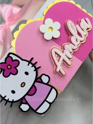 Caja hello kitty #caja #hellokitty #hellokittybirthday #birthdyagirl #gablebox #fypシ #parati #cajitaparadulces 