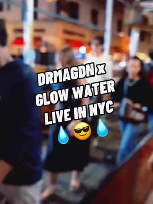 DRMAGDN x GLOW x Line Around Block NYC @DRMAGDN @DrinkGlow @Glow #GLOWHydration #GLOWPartner #GLOWWater #DrinkGLOW #LetsGLOW