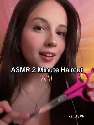 ASMR Haircut #asmr #caitasmr #asmrsoftspoken #softspoken #asmrpersonalattention #personalattention #personalattentionasmr #haircutasmr #asmrhair 