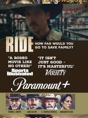 When Hollywood rejected RIDE for being "too American," they missed what matters most—the heart of a family willing to risk everything to save their daughter.  This award-winning rodeo drama hits Paramount+ on February 1st, starring Yellowstone's Forrie J. Smith, C. Thomas Howell, Jake Allyn, and Annabeth Gish. Watch It and Share It because your view on Paramount+ sends a clear message to Hollyweird: American stories matter, and we're here to watch them. Vote with Your View! #RideMovie#Rodeo #FamilyFirst #WesternHeritage #NeverGiveUp #CowboyUp #TrueGrit #IndieFilm #bullriders #bullriding