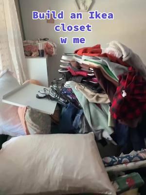 Now I need Pinterest inspo to make this look cutesy and clean girl 🙂‍↔️🎀  - (Had to repost and keep original sounds 😔) - - - - - - #closet #closettour #closetmakeover #clothes #DIY #build #ikeafinds #ikea #vlogs #clothing #ikeacloset #buildingikeafurniture 