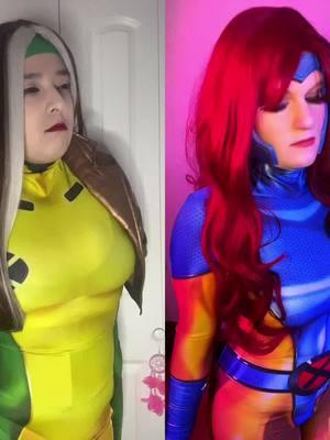 #duet with @JEAN GREY (Sorceress Triss) yeah right ✨🙄 #wolverine #stormxmen #cyclopscosplay #fyp #foryoupage #xmen #xmen97 #rogue #marvel #gambit #cosplay #rogueandgambit #jeangrey 