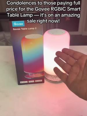 Transform your space with vibrant colors! 🌈✨ The Govee RGBIC Smart Table Lamp 2 works with Alexa & Matter, offering 64 stunning scene modes. Perfect for any vibe! 🛋️💡 #SmartLamp #RGBIC #HomeDecor #tiktokmademebuyit #tiktokshopholidayhaul 