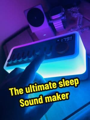 Sleep sounds and a Bluetooth speaker and a night light this is gonna make me sleep like a baby #sleepsounds #noisemaker #rainsounds #sleep #sleeping #goodsleep #spotlightfinds #tiktokshopcreatorpicks #tiktokshoploveatfirstfind 