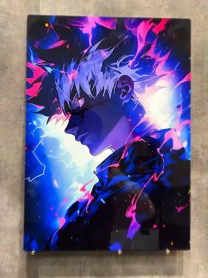 Let me know what you want to see in the next issue #metaleks #anime #gift #usa #wallart #metalwallart#gojo #jujutsukaisen 