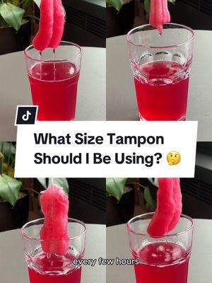 Let's talk about tampons! What size is right for you? 🩸 #Tampons #MenstrualHealth #FemaleHealth #GirlChats #FloHealth