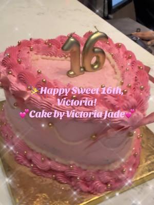 Victoria did a fabulous job on her own birthday cake from totally scratch!!  Thanks for Hosting!: “The Candy Factory” in Orlando, FL #sweet16cake #SmothersFixinsDaughterSweet16th  #VictoriaJadeSweethTooth #homemadebirthdaycake #birthdaycakefromscratch 