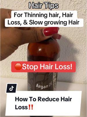 How To Reduce Hair Loss! #hairlosstips #howtorepairheatdamage #hairrepair #thinninghair 