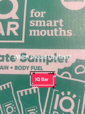 Looking forward to the taste tests.  Let me know in the comments which ones to try first.  #iqbar #TikTokShop #ConSantanderConecto 