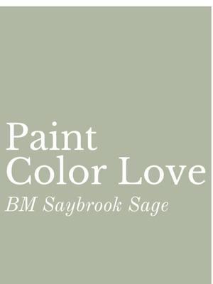 Saybrook Sage by Benjamin Moore is a soft yet rich green paint color with subtle gray undertones. What’s great about Saybrook Sage is its versatility—it pairs effortlessly with a variety of colors and materials.  You can lean into its earthy feel by combining it with warm wood tones and creamy whites, or give it a modern twist with crisp black accents and clean lines.  It also works well as a subtle pop of color in kitchens, especially on cabinets or islands.  Coordinating Colors: ▪️BM White Dove ▪️BM Edgecomb Gray ▪️BM Revere Pewter ▪️BM Wrought Iron ▪️BM Hale Navy ♥️Need more paint color inspo in your life? Follow Simplee DIY! #paintcolors #paintcolor #interiorpaint #interiorpainting #wallpaint #wallpainting #exteriorpainting #benjaminmoore #benjaminmoorepaint #benjaminmoorepaints 