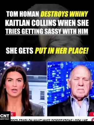 Tom Homan puts whiny Kaitlan Collins IN HER PLACE live on her own show . . . #trump2024 #news #florida #trumprally #conservativenews #fypシ #fyp #conservative #trump #politics #republican #fypシ゚viral #trending #viralvideo #viral #today #candaceowens 