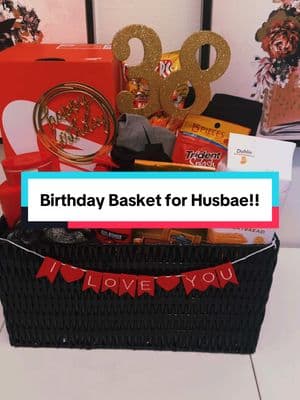 Lets make a birthday basket for my husband!! #birthday #husband #husbandbirthday #birthdaybasket #gift #giftideas #giftbasket #husbae #foryoupage❤️❤️ #foryoupage #foryou #fypシ 