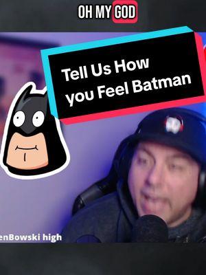 Batman shares his feelings on The Plyrocknation Show. #twitchstreamer #kickstreaming #twitch #jokes #comedyvideo #comedy #streamstickers 