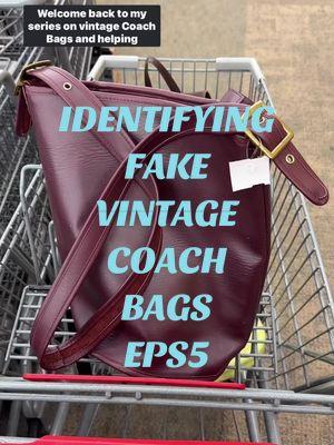 Identifying Fake Vinage Coach Bags EP5 This is a series where I walk you through fake vintage Coach bags I find out in the wild, thrifting for profit.  Learn what to look for to make sure you leave obvious fakes behind. For all my links & resources: https://linktr.ee/excessbagagge #vintagecoachbags #vintagecoachbag #vintagecoach #handbagauthentication #vintagecoachbagauthentication #fashionreseller #thrifting #resellertiktok #vintagecoachtiktok 