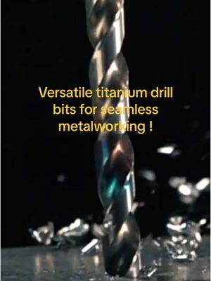 Versatile titanium drill bits for seamless metalworking! #drillbits #drillbitset #drillbit #drilltool #highspeeddrilling #bit #precision #drilltok #tiktokmademebuyit #fyp #titanium #titaniumsoldiers #titaniumdrillbit #drillbitsorganizer 