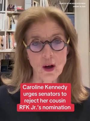 Caroline Kennedy appealed to senators to reject the nomination of her cousin Robert F. Kennedy Jr. as health secretary, calling him “unqualified." #Kennedy #RFK #RFKjr #carolinekennedy #news #senate #whitehouse #Fortune #CDC #health #FDA #medicaid #medicare #trump 