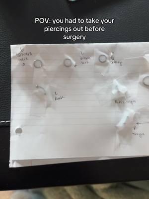 They were disinfected before being placed here lol #piercings #piercingtok #piercingsoftiktok #surgerytok #surgerytiktok #fyp #foryou #xyzbca 