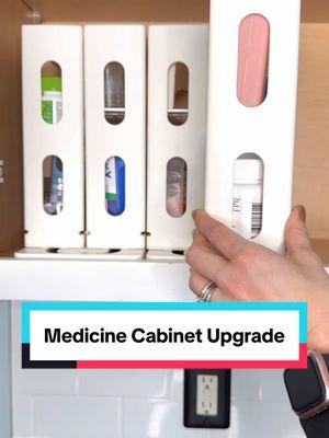 Has the flu hit your house this season? 😷🤧🤒 This was a necessary medicine cabinet upgrade over here! #asmr #asmrorganizing #medicinecabinet #cabinetorganization #kitchen #organize #organizing #organizingtips #refresh #reset #flu #absolutelysimplified #medicine #medicineorganization #fy