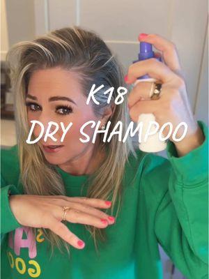 Best non aerosol dry shampoo @K18 Hair #k18 #k18hairflip #k18results #k18dryshampoo #dryshampoo #airwashdryshampoo #k18airwashdryshampoo 