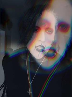 Sit back as we collapse… #goth #gothguy #gothmakeup #alt #fyp #transition #motionlessinwhite #makeup 