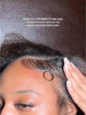 y’all ain’t ready for this edge control fr, this stuff right here? It’s gets the job DONE chile add them on IG: herhairtherapyofficial #lexieeemonet #brbraider #batonrougebraider #edgecontrol #dramaticbabyhairtutorial #dramaticedgetutorial 