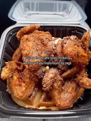 For all the foodies! I know you love chicken and waffles! #friedchickenwings #friedchickenreciepe 