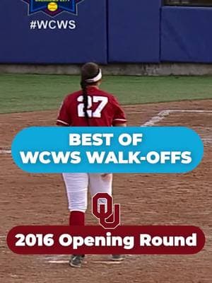 Nothing but walk-offs 🍿 Relive some of the most clutch softball walk-off moments and rallies since 1992 at the Women's College World Series. #WCWS #softball #collegesoftball #ncaasoftball #walkoff #walkoffhomerun #foryou #foryoupage #fyp