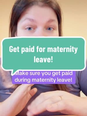 Don’t forget to get paid for maternity leave!  #maternityleave #maternity #pregnancy #corporate #firsttrimester #ttc #ttcjourney #pregnant #pregnantlife #workingwhilepregnant #baby #pregnanttiktok 