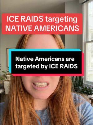 ICE is targeting Native Americans. #iceraids #deportation #trumpsamerica #deportations #massdeportation #lamigra #nativeamericans 