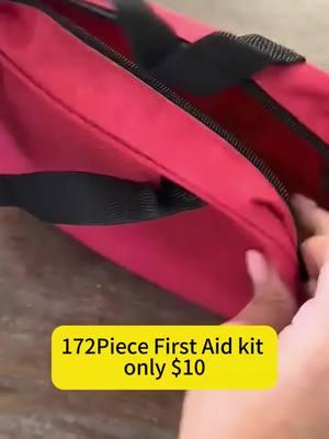 Portable first aid kit, Perfect for camping , boatingor home use . #firstaid #firstaidkit #camping#boating#bandaids #heatingblanket 