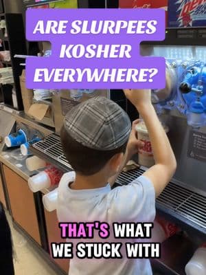 Can we get slurpees wherever we go? #kosher #kids #slurpees #jewish #family #jewishfamily #fun #vacation