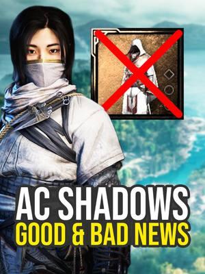 We've got some good and bad news about Assassin's Creed Shadows #assassinscreedshadows #acshadows #jorraptor #gaming #assassinscreed 