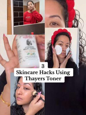 #ad Who knew one product could do SO much? 🤯✨ @Thayers Milky Toner is my ride-or-die! Have you tried any of these hacks yet? 👀 #ThayersPartner #ThayersCreatorSquad #Thayers #ThayersHacks #SkincareMadeEasy #GlowGoals