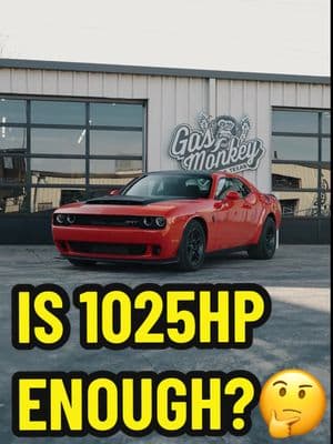 Is 1,025hp enough? 😏 Grab your entries & take the keys to the MOST POWERFUL American Muscle Car ever produced! GYSOT 🔗 GasMonkeyGarage.com #GasMonkeyGarage #Cars #carsoftiktok #AmericanMuscle #hemi #mopar #dodge #srt 