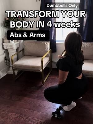 Wow feel the burn 🔥 with this workout! Save and do it girly summer is in 4 months 🤌 Come join me and thousands of women to finally transform! Waist away challenge is on sale 🔗 in my bio  #upperbodyworkout #transformyourbodyoneworkoutatatime #dumbbellonlyseries #dumbbellonlyupperbody #workoutsthatactuallywork