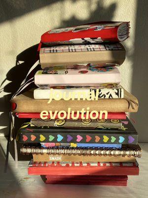 my journal evolution from over the years! Including scrapbooking, art journaling, sketch booking, junk journaling, anddd bullet journaling! #journaltour #junkjournal #scrapbooking 