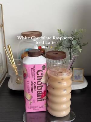 This has been my hyper fixation coffee for the past week🤭🍓☁️ #raspberry #raspberrycoffee #icedlatte #whitechocolatemocha #whitechocolateraspberry #nespresso #nespressovertuo #nespressorecipes #athomecoffee 