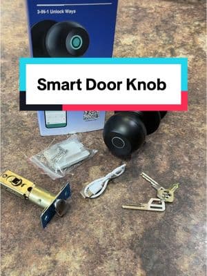 Get this smart door knob while it’s on the flash sale! Click that link! #smartdoorknob #smartdoorlock #smartdoorlocks #smartdoorknobs #tiktokshopfinds #tiktokshopnewyearnewaura 