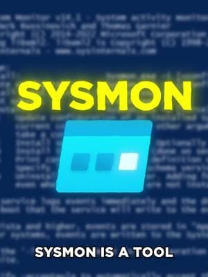 What is SYSMON and how does it work? #infosec #informationsecurity