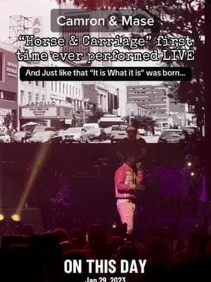 #onthisday @itiswhatitisshow was born #harlem #apollotheater #camron #mase 