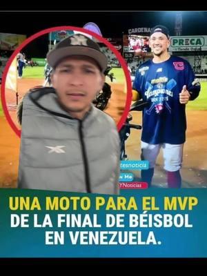 Regalan  moto a beisbolista MVP en Venezuela 🇻🇪 #beisbolvenezolano  #lvbp  #beisbolista 