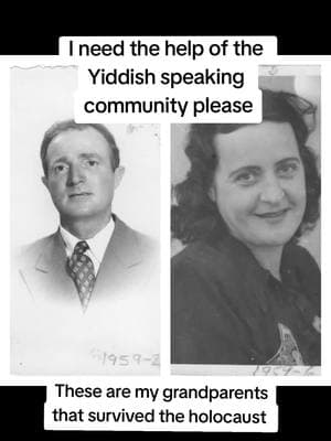 Looking for help from the yiddish speaking community. I know bits and pieces of their stories but these tapes unlock all it.  #grandparents #holocaust #holocaustsurvivors #grandma #grandpa #yiddish #history #lithuania #poland #jewish 