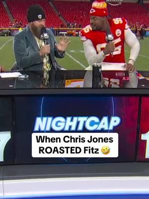 "You still one of the best backup QBs to me." 💀 #kansascitychiefs #chrisjones #ryanfitzpatrick #roast #funny #nfl #tnfonprime