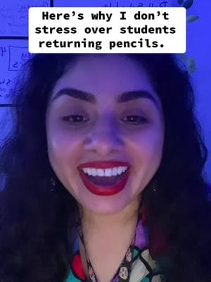 I get constantly replacing pencils can be frustrating, but sometimes, it helps to reframe the situation. If a student takes a pencil, they probably needed it more than I did. Maybe they lost theirs, couldn’t afford one, or just didn’t have the support to come prepared. I’d rather spend a few extra dollars than make a child feel ashamed for needing something so small. At the end of the day, some battles just aren’t worth the stress. #TeacherLife #ClassroomCommunity #StudentNeeds #causeiaintgotapencil #LatinasofTiktok 