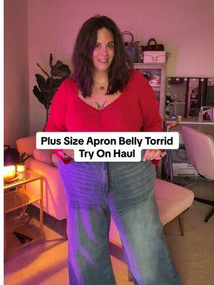 Surprise at the end! I think I found my new favorite plus size jeans at @Torrid! Let’s try them on together! I’ve been in awe at Torrid’s new collections and these items are making me want to try more.  #plussize #tryonhaul #plussizetryonhaul #torrid #torridtryon #apronbellybaddies #apronbelly #plussizefashion 