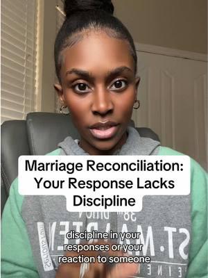 It’s important to have discipline in your responses #marriagestory #marriage #marriagerestoration #marriage #marriagelife #marriageadvice #marriagetip #marriagetips #marriageproblems #reconciliation 