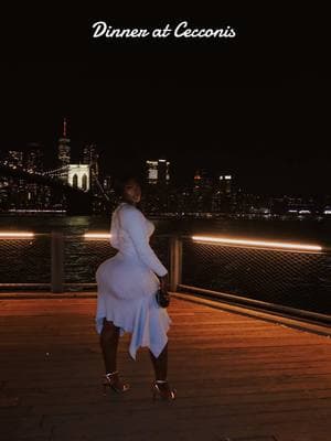 Come with me to dinner ❤️ #fyp #cecconis #brooklynbridge #nyc #dinnerinnyc