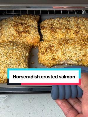 I used @Kelchner_Food_products  Horseradish to create this quick and easy 5-ingredient recipe! My Horseradish Crusted Salmon is fast, simple, and packed with bold flavor. Perfect for weeknight dinners or impressing guests without the hassle. 🐟🔥   Kelchner’s Horseradish, crafted from peak-harvest roots, delivers a bold, refined flavor that’s been a staple since 1938. Known for making delicious condiments from cherished family recipes, Kelchner’s is perfect for those who demand the best for their favorite dishes. Check out the link in my bio for a $1 off coupon for a jar of Kelchner’s Horseradish! #Kelchners #Horseradish #HorseradishLovers #FlavorExplosion #HorseradishCrustedSalmon #QuickRecipes #EasyDinners #BoldFlavors