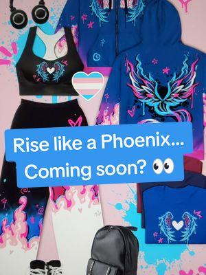 Channeling my rage into new subtle pride merch... An alt pride fashion collection inspired by Jinx from Arcane! I think this counts as alt, right?? LMAO I feel like these could make cozy outfits for home or a pr*test 😈 Trans rights are human rights! 💙💖🤍💖💙 Anyway, should I make these?? Would you wear them in your flag colors? 🏳️‍🌈 Tag your trans boyfriend, girlfriend, partner, or friend and ask if they'd wear pretty please 🥺 #lgbt #lgbtqi #prideflag #queertok #queerowned #jinxarcane #queerart #lgbtqtiktok 